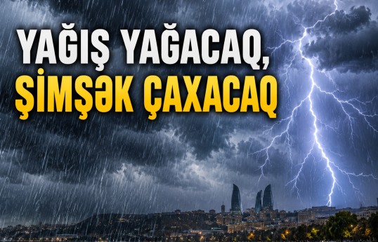 Oktyabrın 5-nə gözlənilən hava şəraiti açıqlanıb
                                                