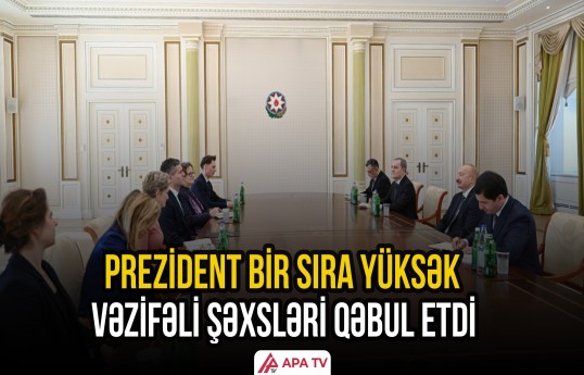İlham Əliyev Niderlandın xarici işlər naziri və BMT-nin rəsmi şəxslərini qəbul etdi
                                                