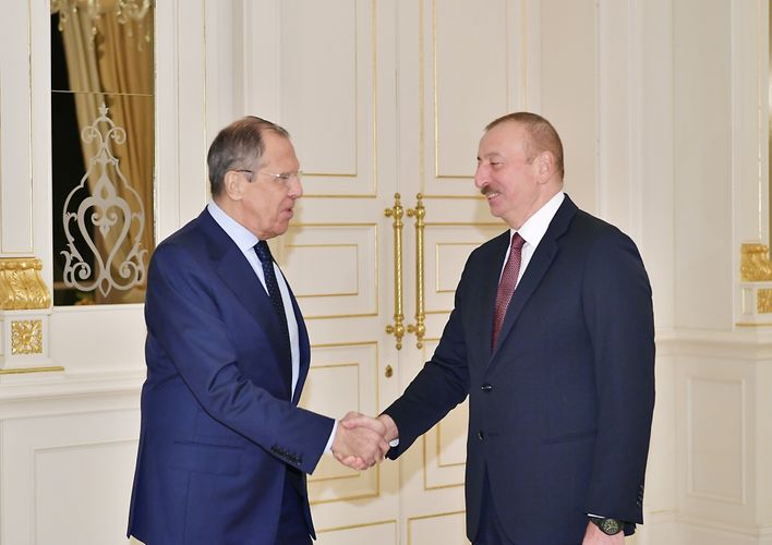 Президент Ильхам Алиев принял главу МИД России Сергея Лаврова - ФОТО
