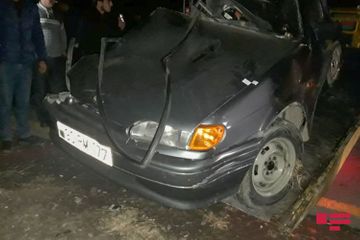 В Барде столкнулись два автомобиля, погиб 1 человек – ФОТО 