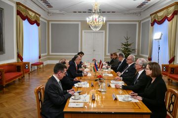 Эльмар Мамедъяров обсудил карабахский конфликт с президентом Латвии - ОБНОВЛЕНО