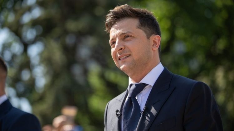 Состоялась официальная церемония встречи президента Украины Владимира Зеленского