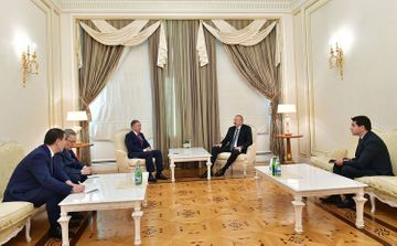 Президент Ильхам Алиев принял председателя Мажилиса Парламента Казахстана - ОБНОВЛЕНО