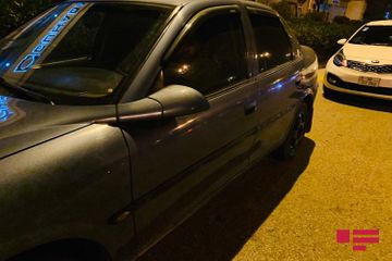 В Баку Lexus смял два автомобиля, есть раненый - ФОТО - ВИДЕО