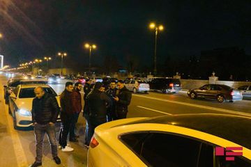 ДТП на проспекте Гейдара Алиева стало причиной затора  - ФОТО