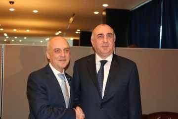 Эльмар Мамедъяров встретился с главой МИД Грузии