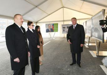 Президент Ильхам Алиев принял участие в открытии улицы центрального бульвара в «Баку Белый город» - ОБНОВЛЕНО