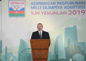Президент Азербайджана Ильхам Алиев принял участие в церемонии, посвященной спортивным итогам 2019 года - ОБНОВЛЕНО
