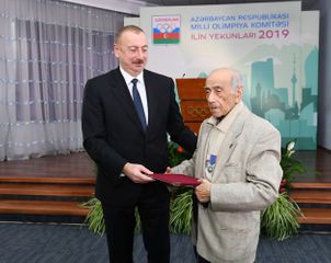 Президент Азербайджана Ильхам Алиев принял участие в церемонии, посвященной спортивным итогам 2019 года - ОБНОВЛЕНО