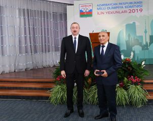 Президент Азербайджана Ильхам Алиев принял участие в церемонии, посвященной спортивным итогам 2019 года - ОБНОВЛЕНО