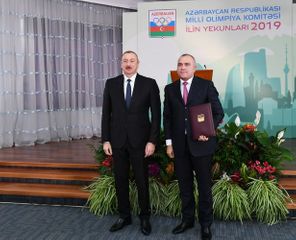 Президент Азербайджана Ильхам Алиев принял участие в церемонии, посвященной спортивным итогам 2019 года - ОБНОВЛЕНО
