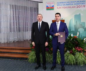 Президент Азербайджана Ильхам Алиев принял участие в церемонии, посвященной спортивным итогам 2019 года - ОБНОВЛЕНО