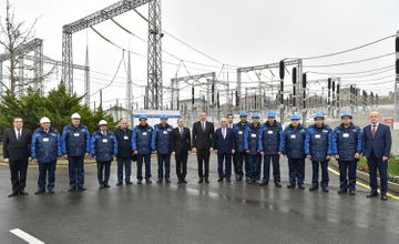 Сданы в эксплуатацию реконструированные подстанции «Мушвиг» и «Забрат» ОАО «Азерэнержи», в мероприятии принял участие президент Ильхам Алиев  - ОБНОВЛЕНО