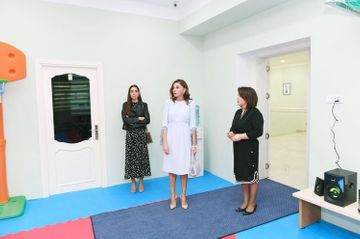 Первый вице-президент ознакомилась с условиями, созданными после капитального ремонта в Детском психоневрологическом центре - ФОТО