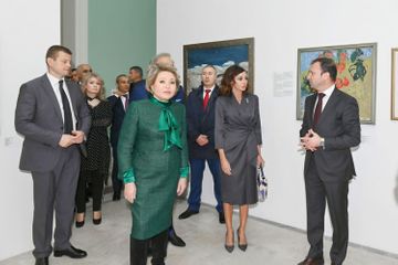 Мехрибан Алиева приняла участие в открытии павильона «Азербайджан» после реконструкции на ВДНХ - ОБНОВЛЕНО