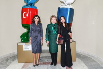Мехрибан Алиева приняла участие в открытии павильона «Азербайджан» после реконструкции на ВДНХ - ОБНОВЛЕНО