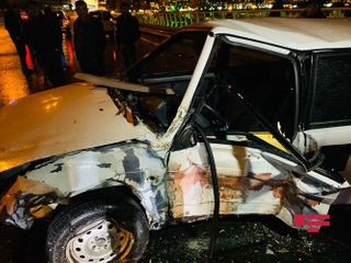 Жуткое ДТП в центре Баку, есть жертвы – ФОТО - ОБНОВЛЕНО