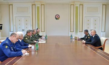 Президент Ильхам Алиев принял начальника генштаба ВС РФ - ОБНОВЛЕНО