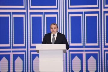 Президент Ильхам Алиев принял участие в церемонии по случаю 100-летия БГУ - ОБНОВЛЕНО-1 - ФОТО