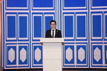 Президент Ильхам Алиев принял участие в церемонии по случаю 100-летия БГУ - ОБНОВЛЕНО-1 - ФОТО