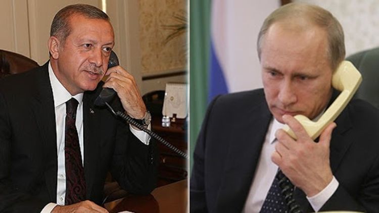 Путин провел телефонный разговор с Эрдоганом