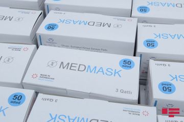 Производимые в Азербайджане медицинские маски поступят в продажу со следующей недели - ФОТО