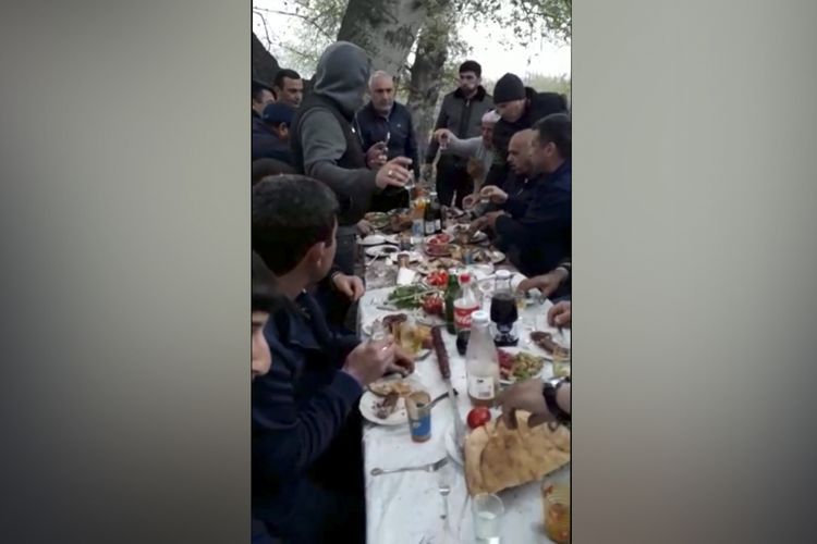 Задержаны 19 человек, устроивших застолье на берегу Куры и нарушивших правила карантина