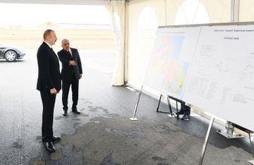 Президент Ильхам Алиев принял участие в открытии магистрального газопровода, проведенного в Сумгайыт - ОБНОВЛЕНО