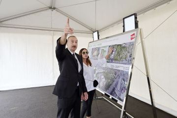 Президент ознакомился с предстоящей работой в новом лесопарке в Ясамальском районе столицы - ОБНОВЛЕНО