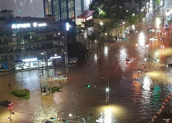 В Южной Корее из-за сильных дождей погиб 31 человек