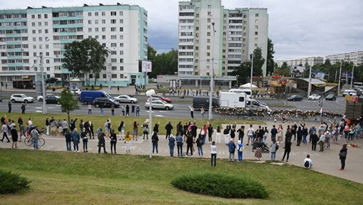 В Минске начали собираться сторонники оппозиции