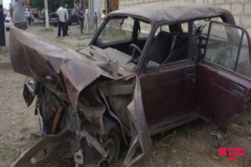 В Барде перевернулся автомобиль, есть пострадавший