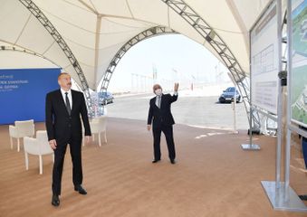 Президент Ильхам Алиев ознакомился со строительством электрической подстанции «Гобу» - ОБНОВЛЕНО-1