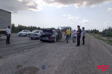 В Гаджигабуле столкнулись два автомобиля, ранены 5 человек - ФОТО - ОБНОВЛЕНО
