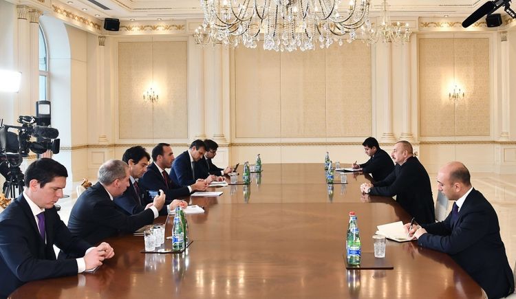 Президент Ильхам Алиев принял делегацию Министерства иностранных дел и международного сотрудничества  Италии - ОБНОВЛЕНО
