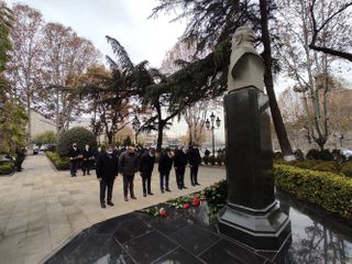 В Грузии почтили память общенационального лидера Гейдара Алиева - ФОТО