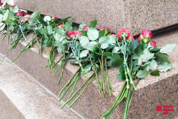 В Гяндже почтили память общенационального лидера Гейдара Алиева - ФОТО