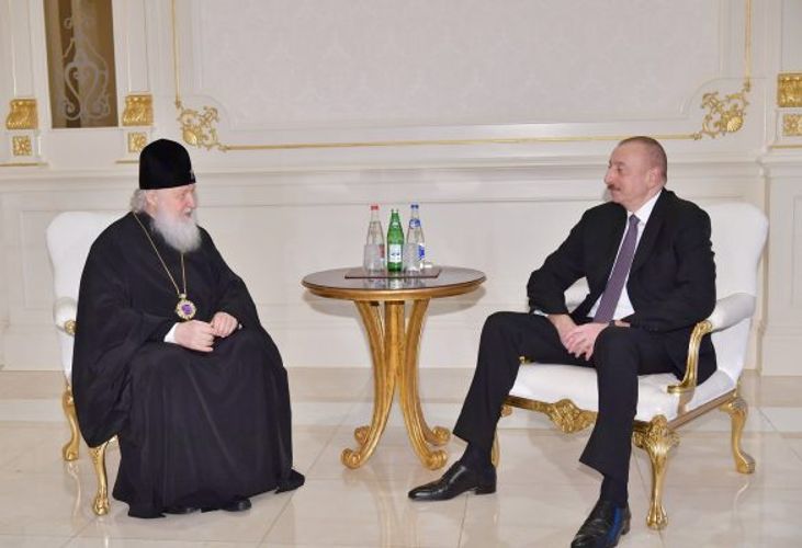 Патриарх Московский и всея Руси поздравил президента Азербайджана