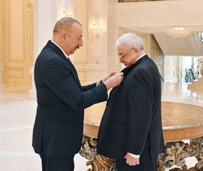 Президент Ильхам Алиев вручил Михаилу Гусману орден «Шараф»  - ОБНОВЛЕНО
