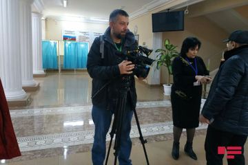 Наблюдатели ПА СНГ наблюдают за ходом голосования в 16 и 17-м округах