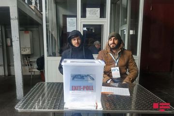 Жители Ханкенди голосуют на парламентских выборах