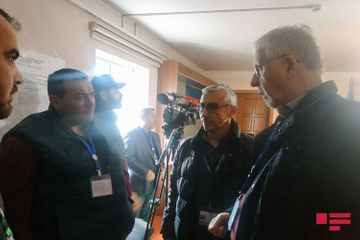 Жители Ханкенди голосуют на парламентских выборах