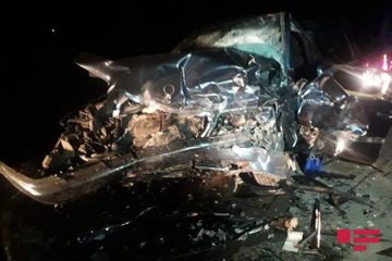 В результате ДТП в Шамкире погибли два, ранены четыре человека - ФОТО - ОБНОВЛЕНО