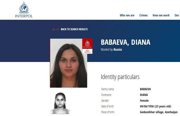 Россия по линии Интерпола разыскивает примкнувшую к террористам уроженку Азербайджана