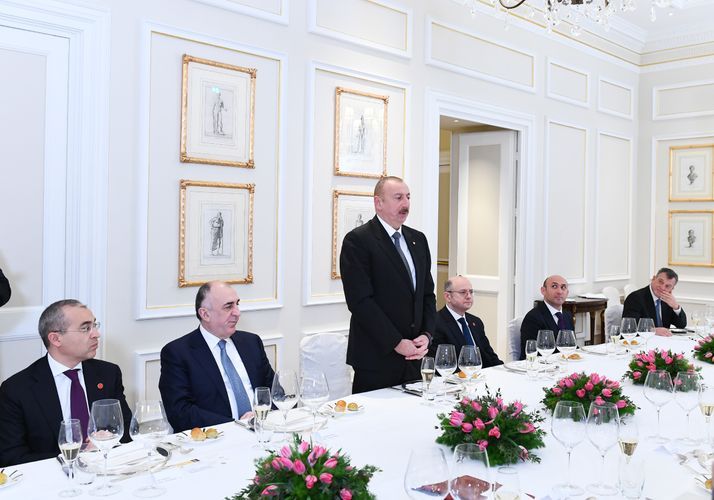 Состоялся рабочий обед президента Азербайджана с руководителями крупнейших компаний Италии - ФОТО - ОБНОВЛЕНО