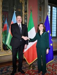 Президент Азербайджана Ильхам Алиев встретился с председателем Сената Италии - ОБНОВЛЕНО