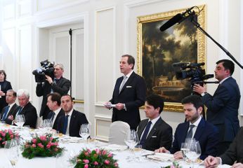 Состоялся рабочий обед президента Азербайджана с руководителями крупнейших компаний Италии - ФОТО - ОБНОВЛЕНО