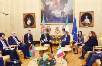 Президент Азербайджана встретился с председателем Палаты депутатов Италии  - ФОТО - ОБНОВЛЕНО