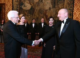 В Риме дан государственный прием в честь президента Азербайджана 