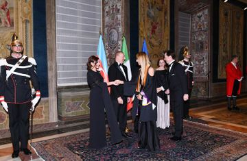 В Риме дан государственный прием в честь президента Азербайджана 